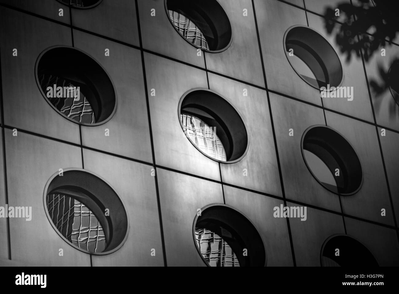 Modern architecture close up black and white 2016 Stock Photo - Alamy