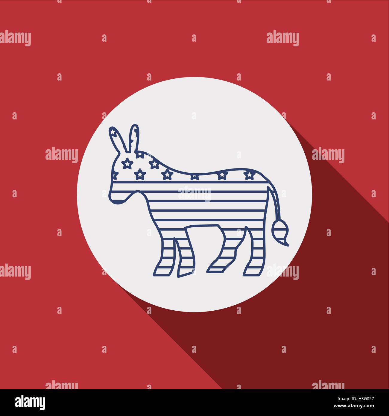 Donkey republic Stock Vector Images - Alamy