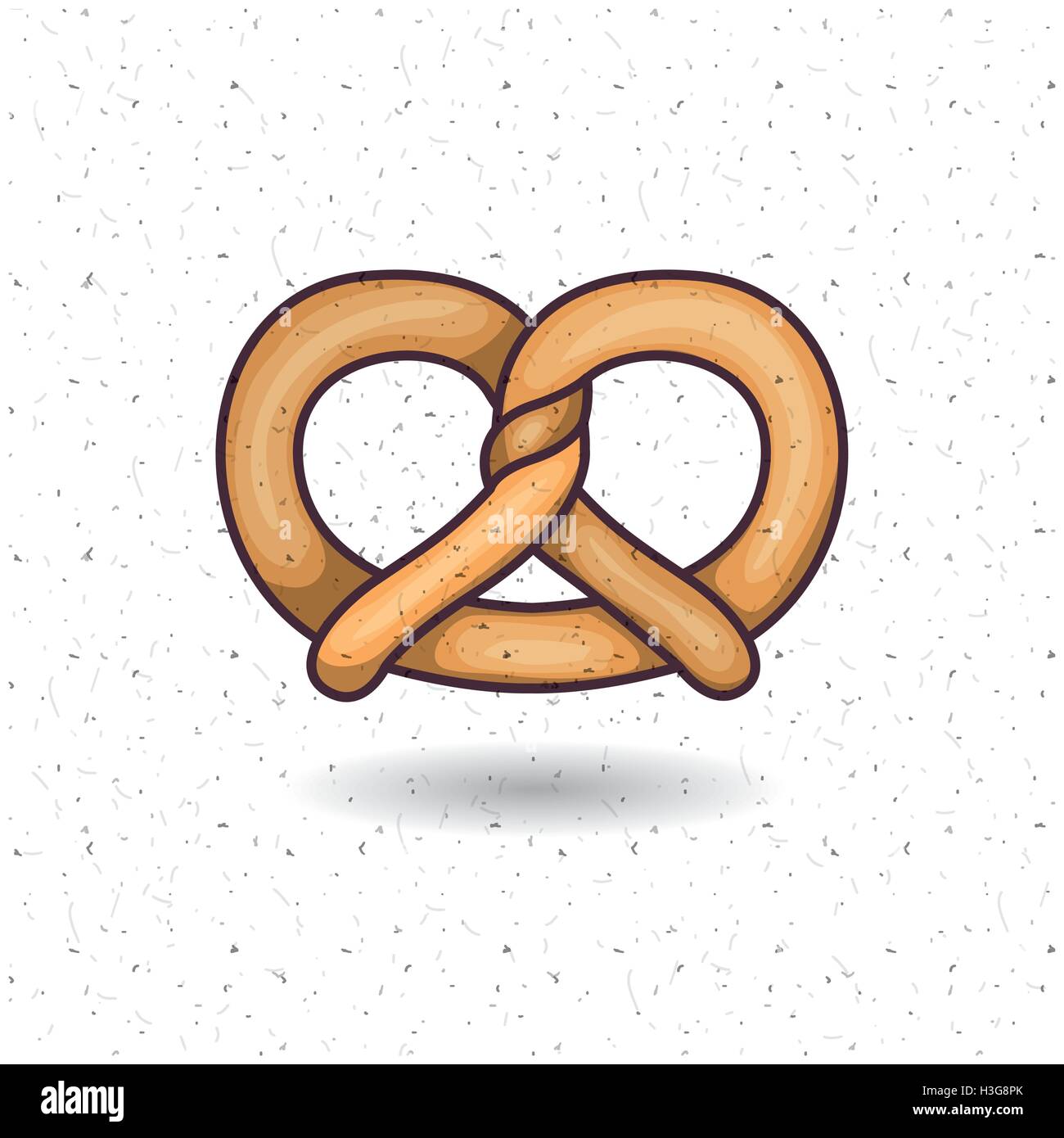 Pretzel of bakery food design Stock Vector Image & Art - Alamy