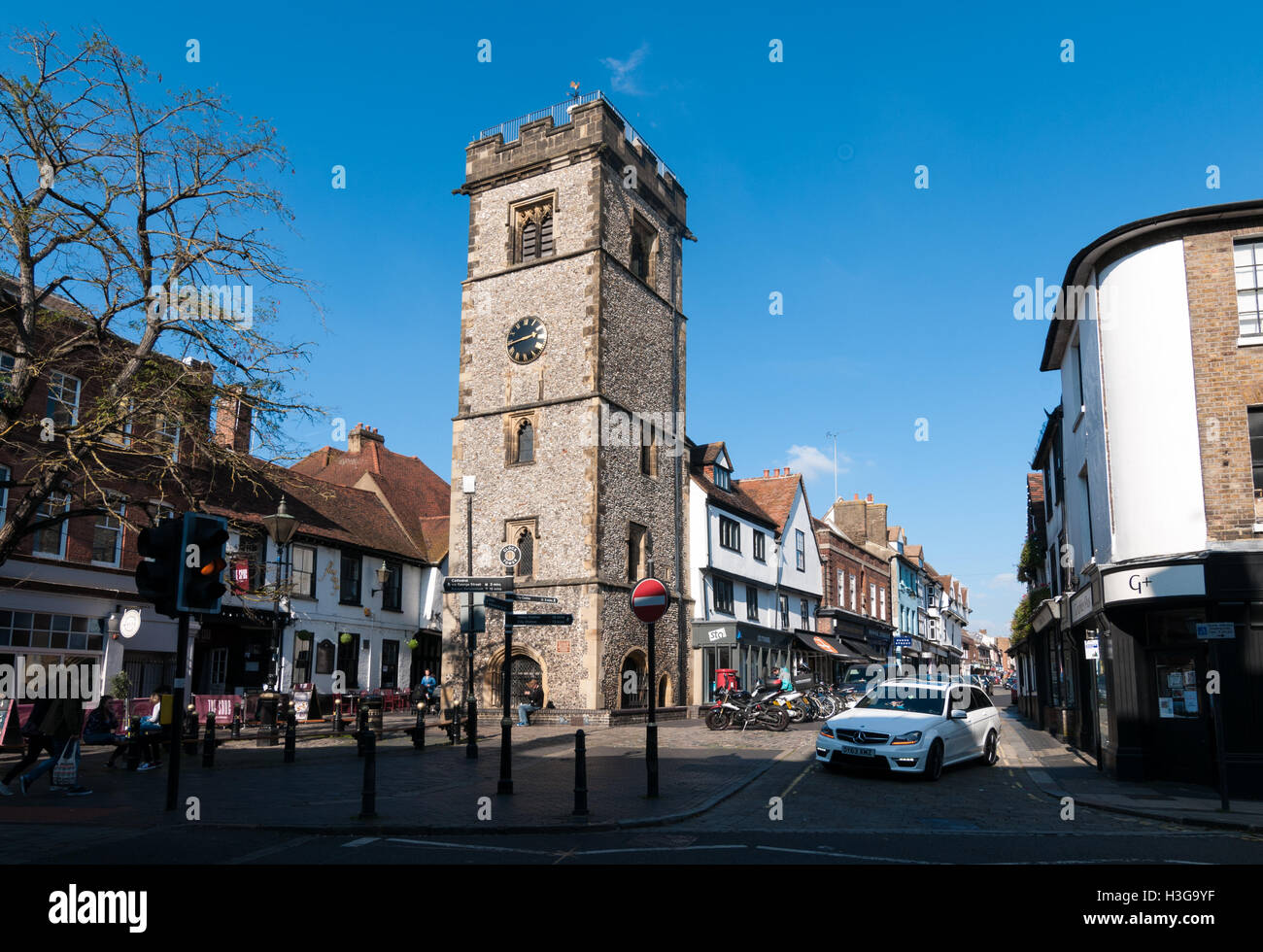 St Albans Clock Tower, United Kingdom Stock Photo