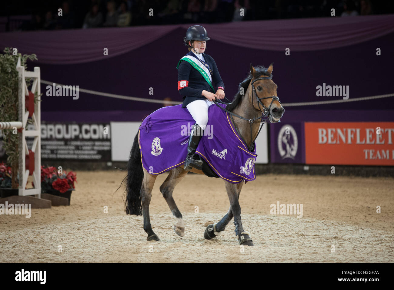 Birmingham, UK. 08th Oct, 2016. The winner of The Stable Company 138cm