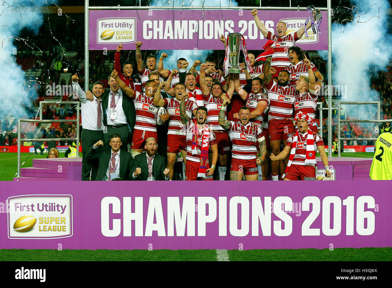 Écharpe Wigan Warriors – Rugby League – Grande Finale 2016 – Officielle