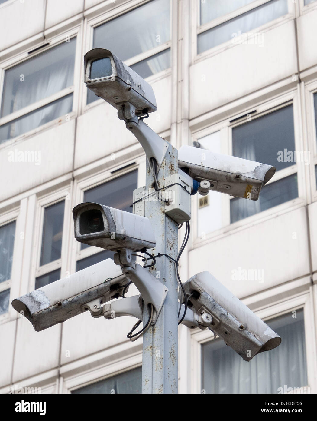 Closed-circuit CCTV surveillance cameras seen in south east London, UK  Stock Photo - Alamy