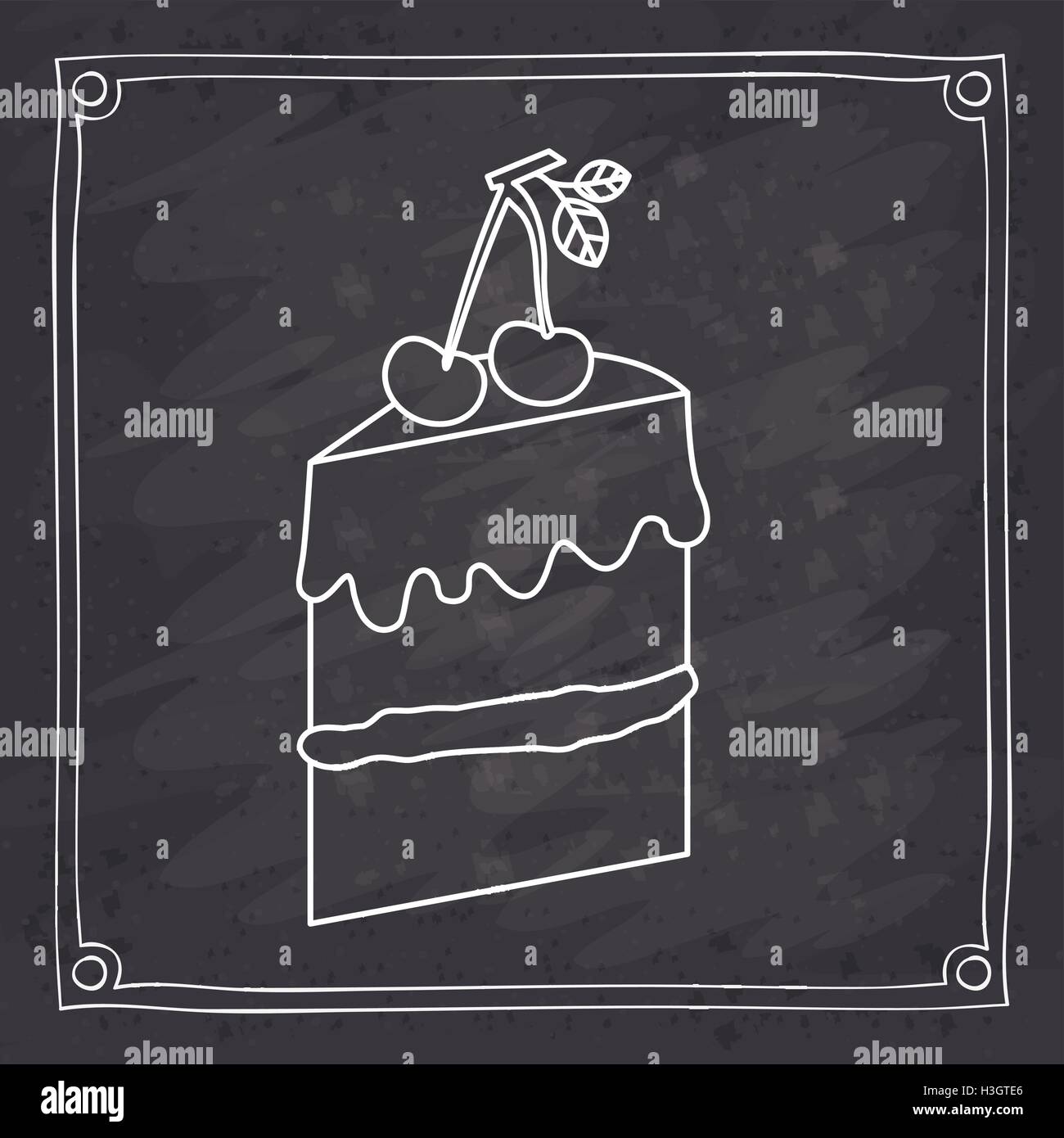 Cake of bakery food design Stock Vector Image & Art - Alamy