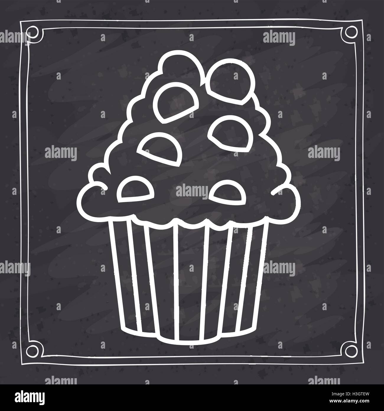 Cupcake of bakery food design Stock Vector Image & Art Alamy