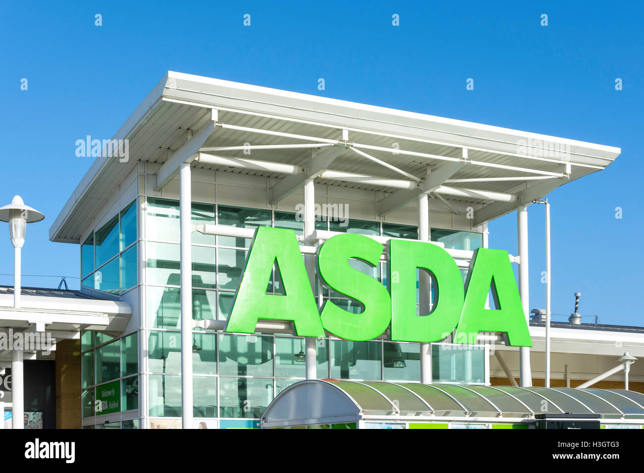 Asda Ashford Superstore, Kimberley Way, Ashford, Kent, England, United Kingdom Stock Photo