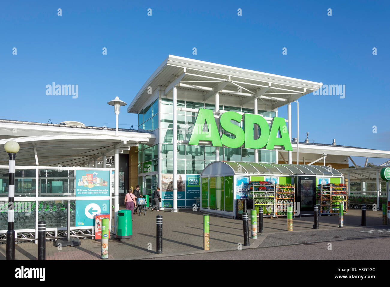 Asda Ashford Superstore, Kimberley Way, Ashford, Kent, England, United Kingdom Stock Photo