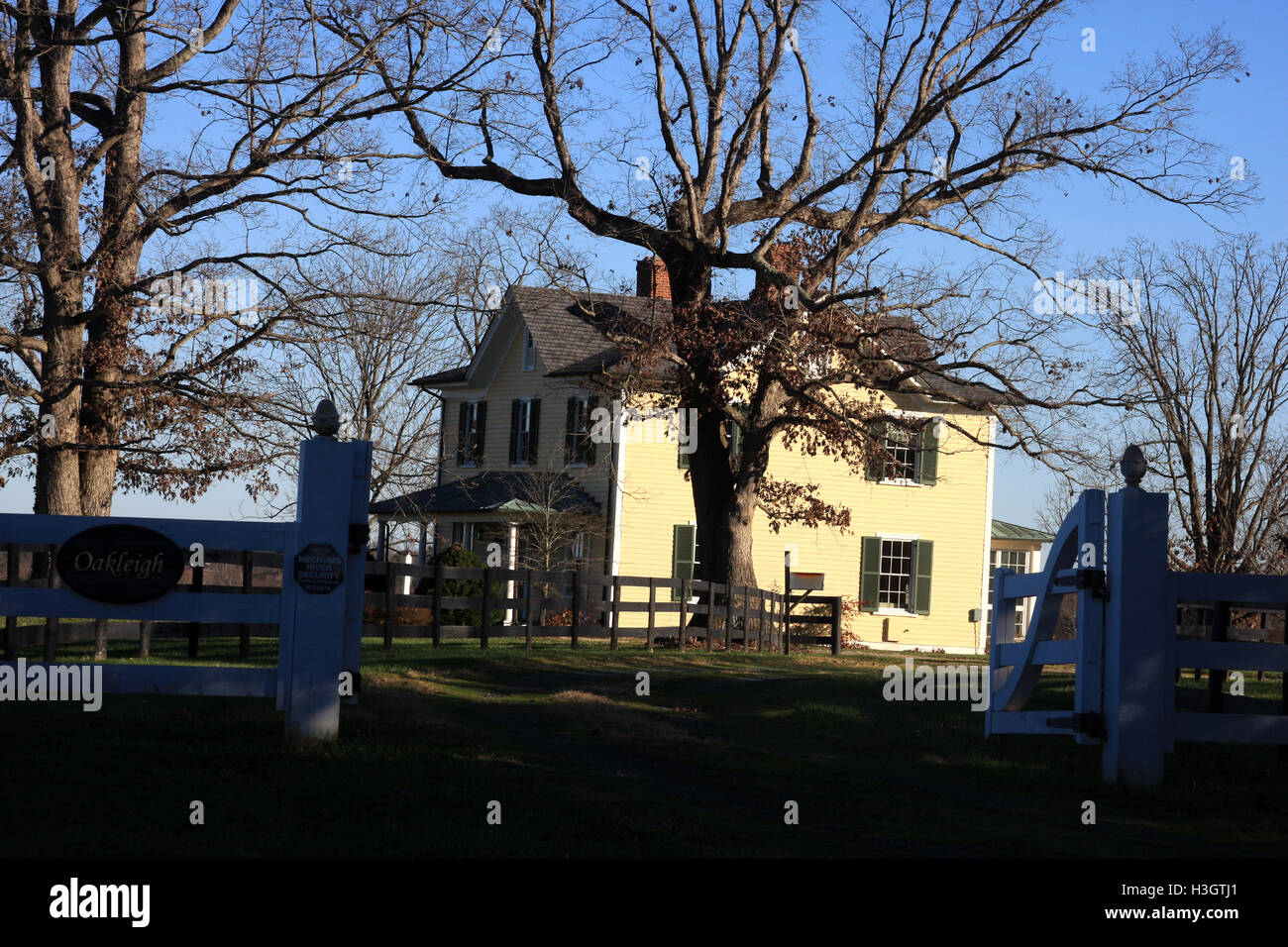 Oakleigh, beautiful estate in Virginia, built in 1910 Stock Photo Alamy