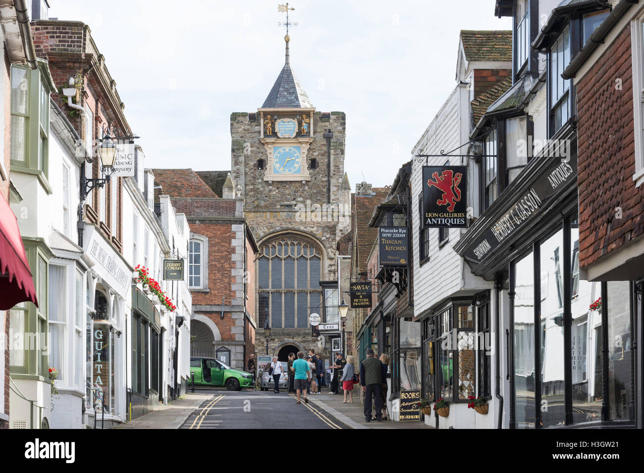 St Mary's Church, Lion Street, Rye, East Sussex, England, United Kingdom Stock Photo