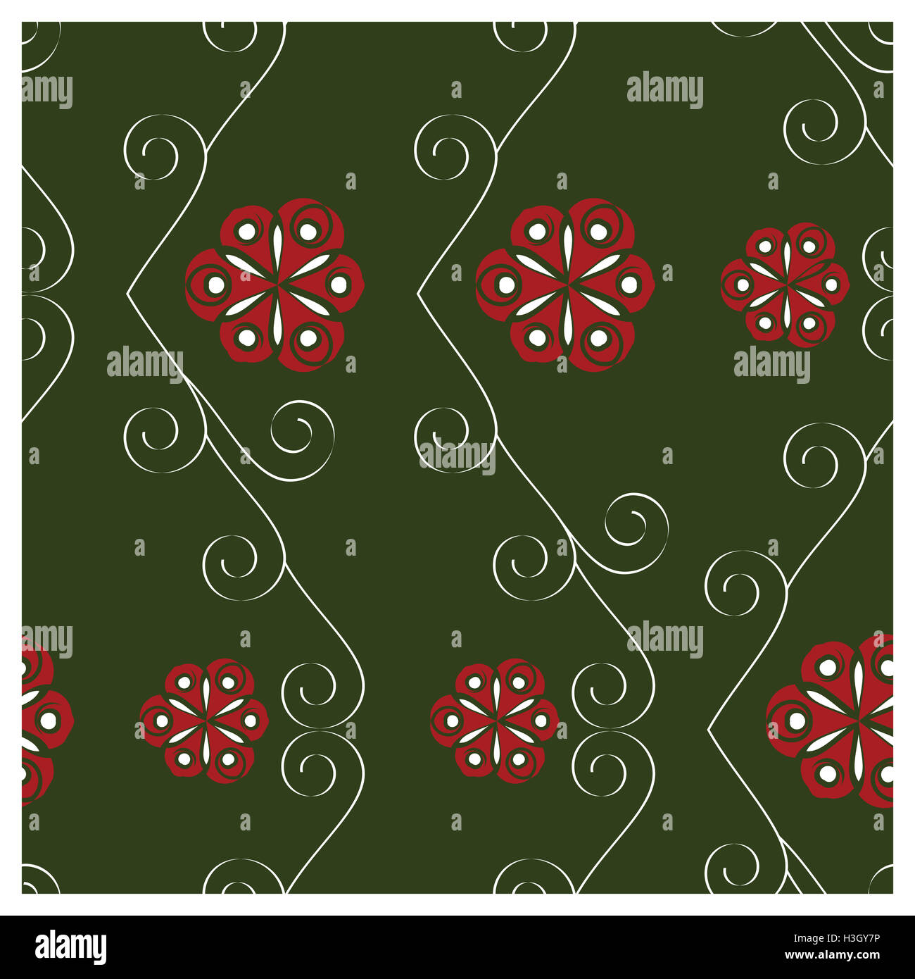 Christmas Gift Wrapping Design Stock Photo