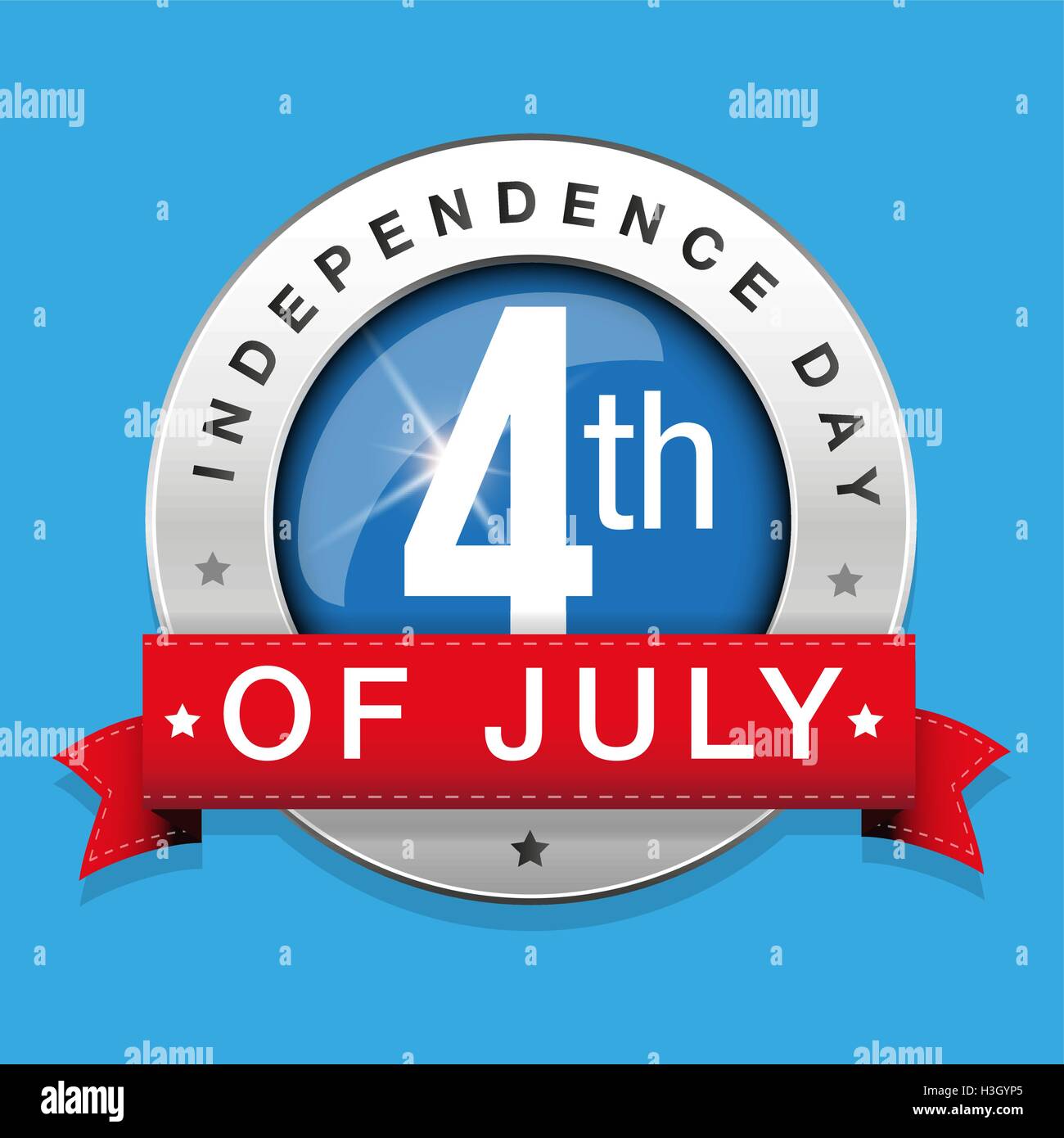 Fourth of July Independence Day Stock Vector Image & Art Alamy