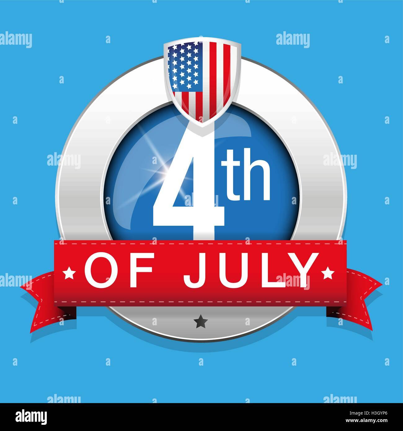 Fourth of July Independence Day Stock Vector Image & Art Alamy
