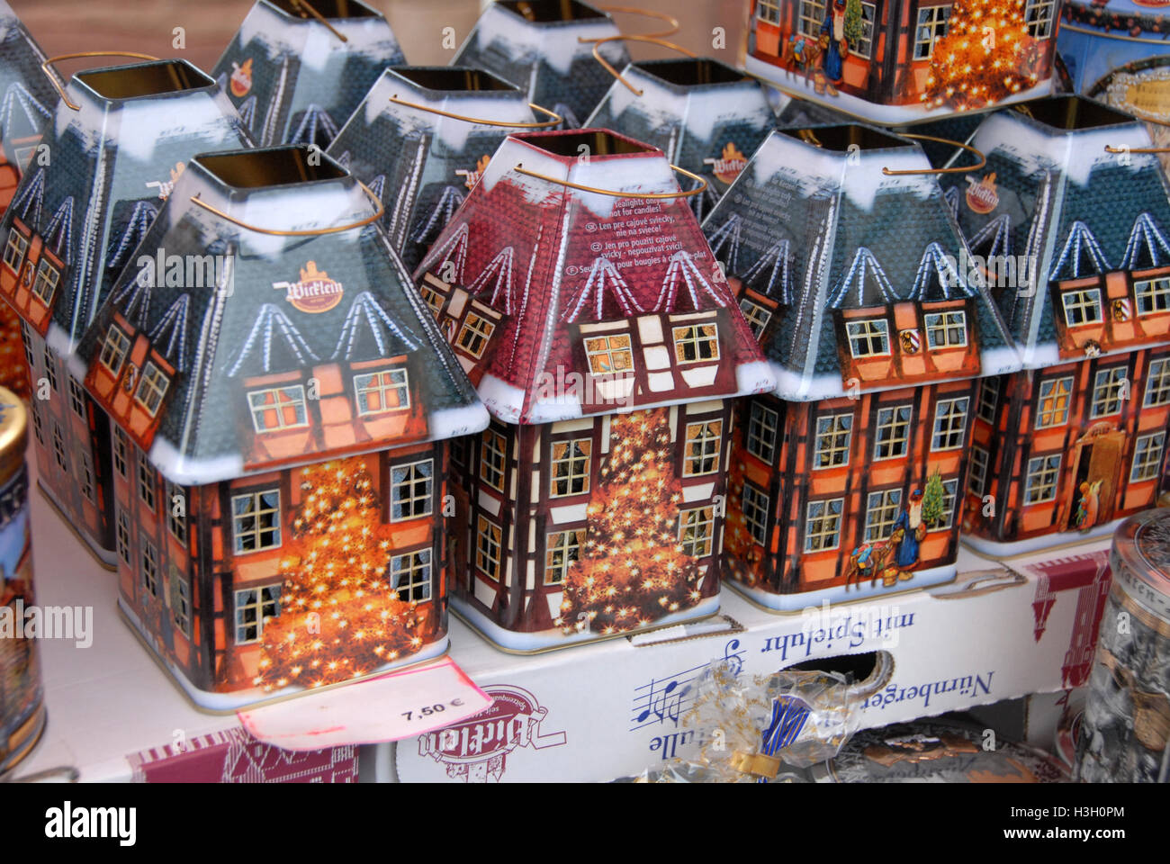 Tins of Nuremberg gingerbread Nuremberg Lebkuchen, (Nuremberg