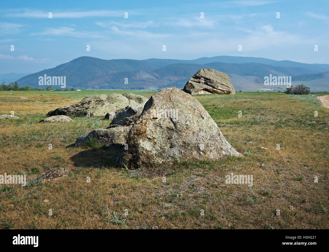 Ininsky rock garden Stock Photo - Alamy