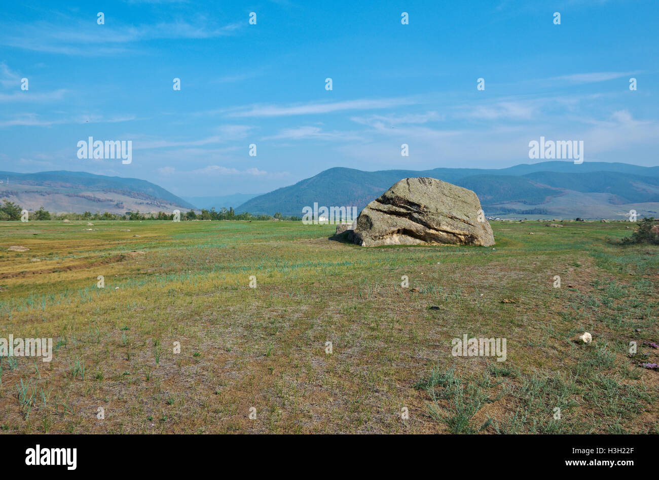 Ininsky rock garden Stock Photo - Alamy