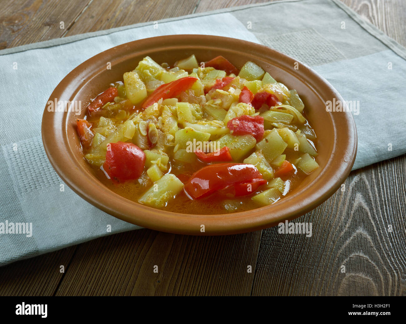 Mixed vegetable kurma.Indian Dish Stock Photo Alamy