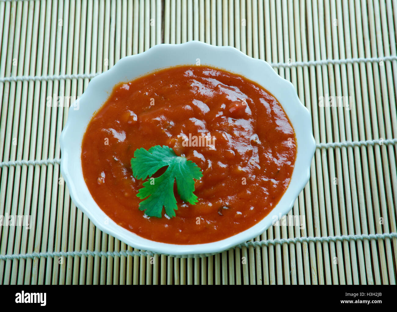 Kuwaiti Tomato Sauce Daqqus . Middle Eastern cuisine Stock Photo Alamy