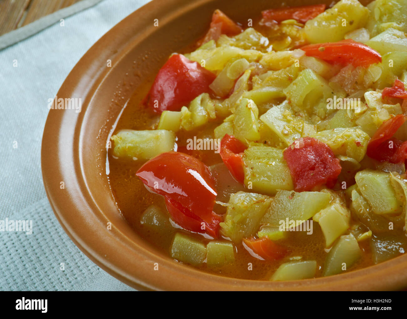 Mixed vegetable kurma.Indian Dish Stock Photo Alamy