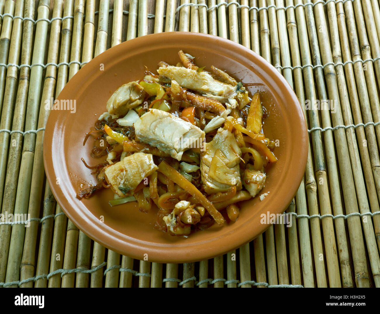 Nanbanzuke Japanese fish dish Stock Photo Alamy