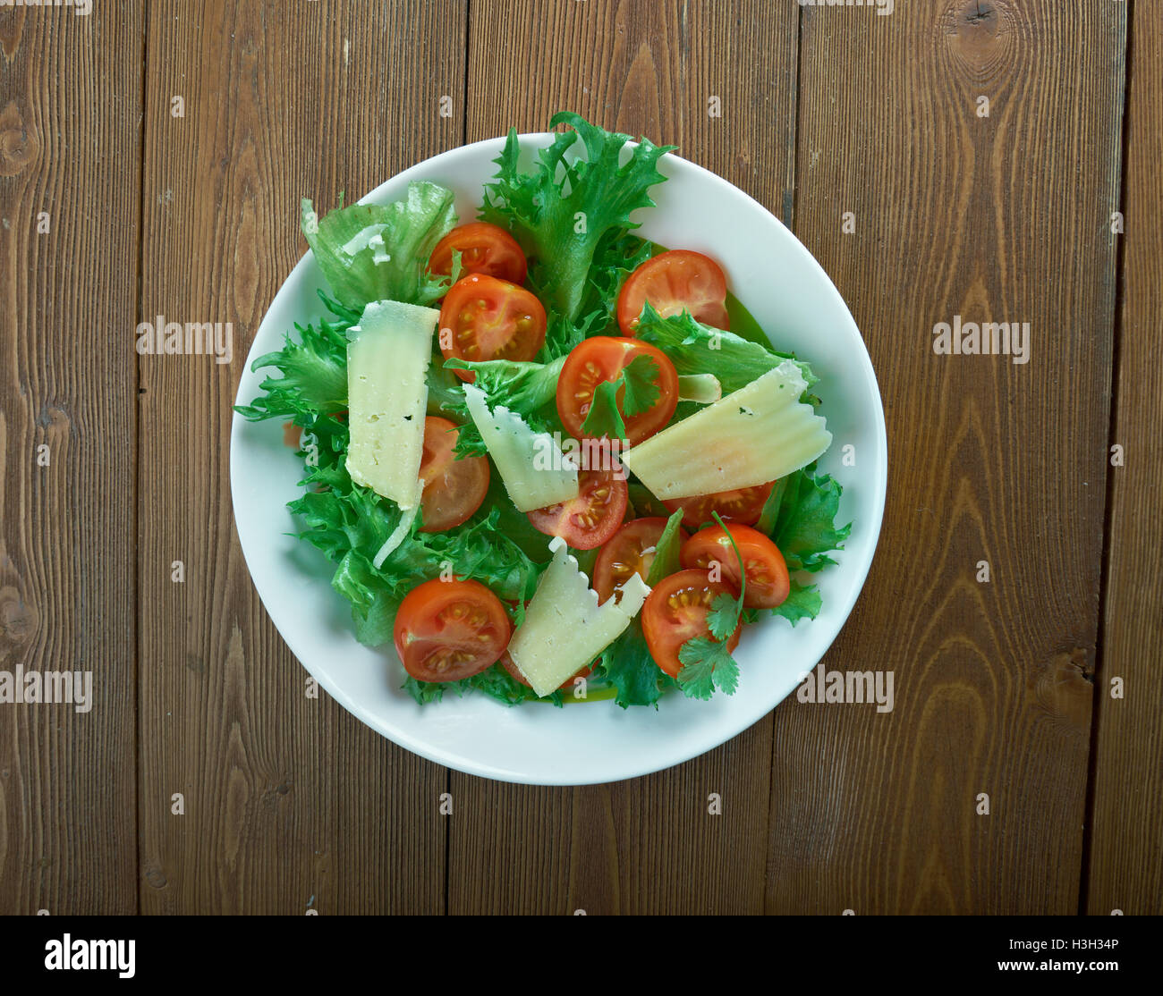 Roka Salata Greek Rocket Salad Stock Photo Alamy
