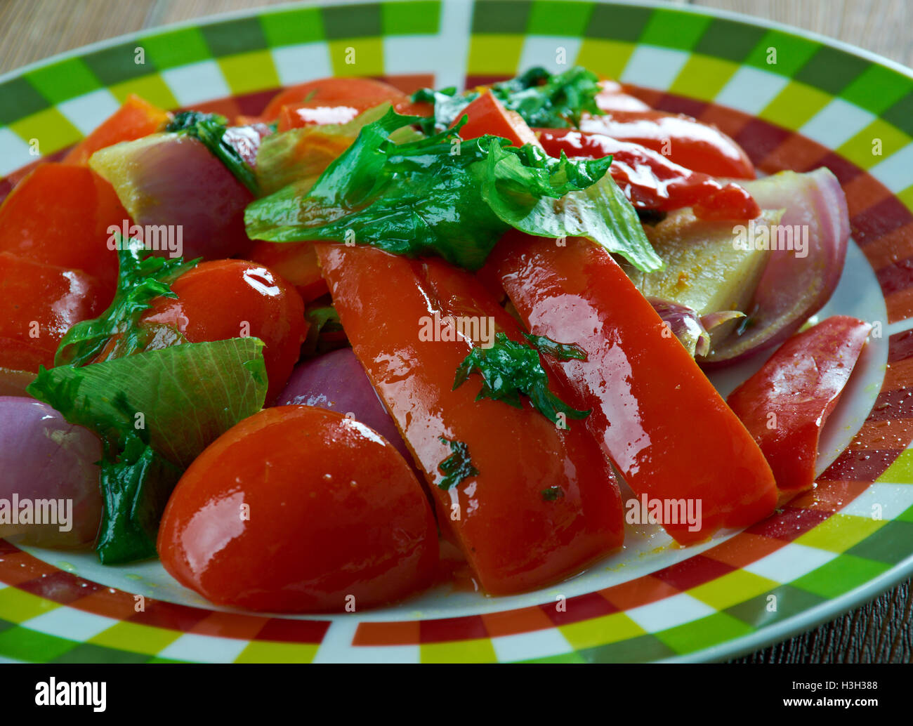 West African Spinach with Groundnuts , Peanut Butter Stock Photo Alamy