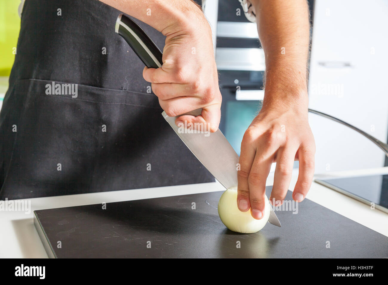 Man onion cut hi-res stock photography and images - Alamy