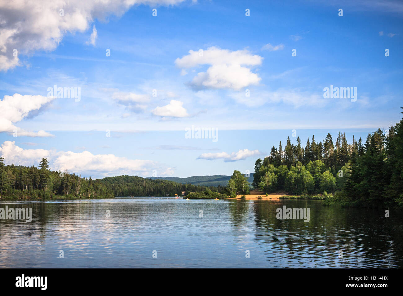 Provost Lake in Mont Tremblant National Park, Quebec, Canada Stock Photo Alamy