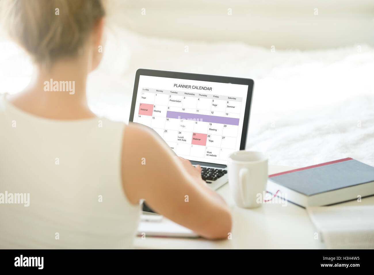 Online calendar service Stock Photo Alamy