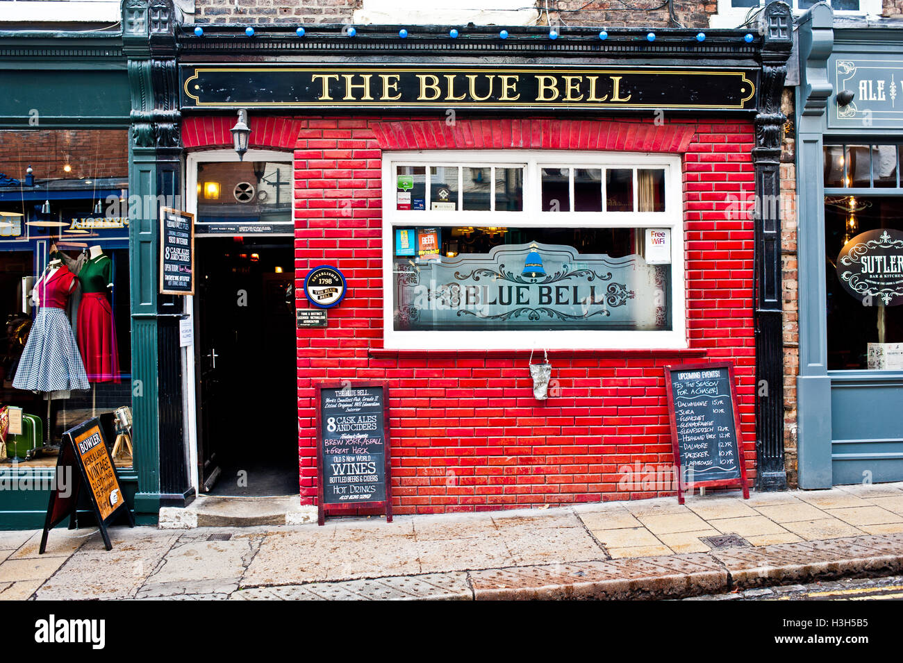 The Blue Bell, Fossgate, York Stock Photo