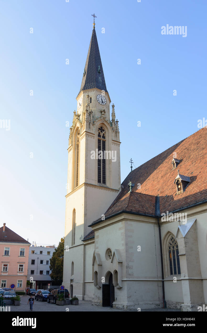 Korneuburg: catholic church, Donau, Niederösterreich, Lower Austria, Austria Stock Photo