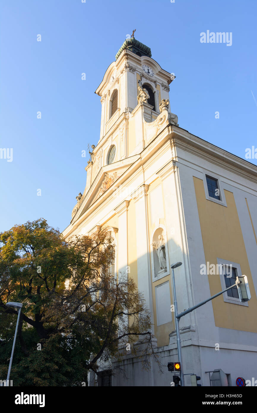 Korneuburg: Augustinerkirche (Augustine church), Donau, Niederösterreich, Lower Austria, Austria Stock Photo