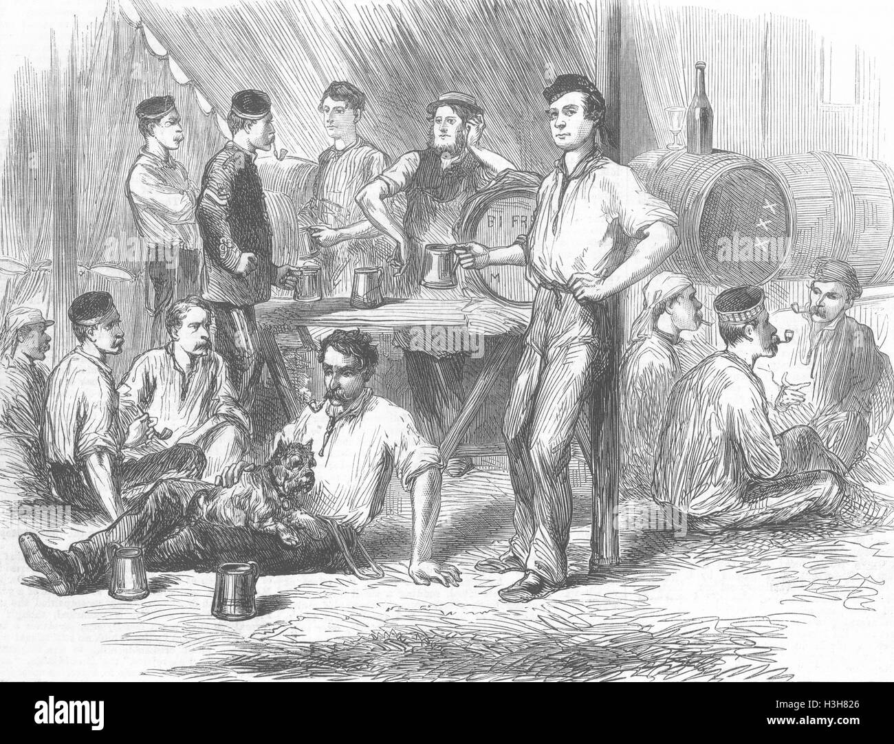 Old canteen Black and White Stock Photos & Images Alamy