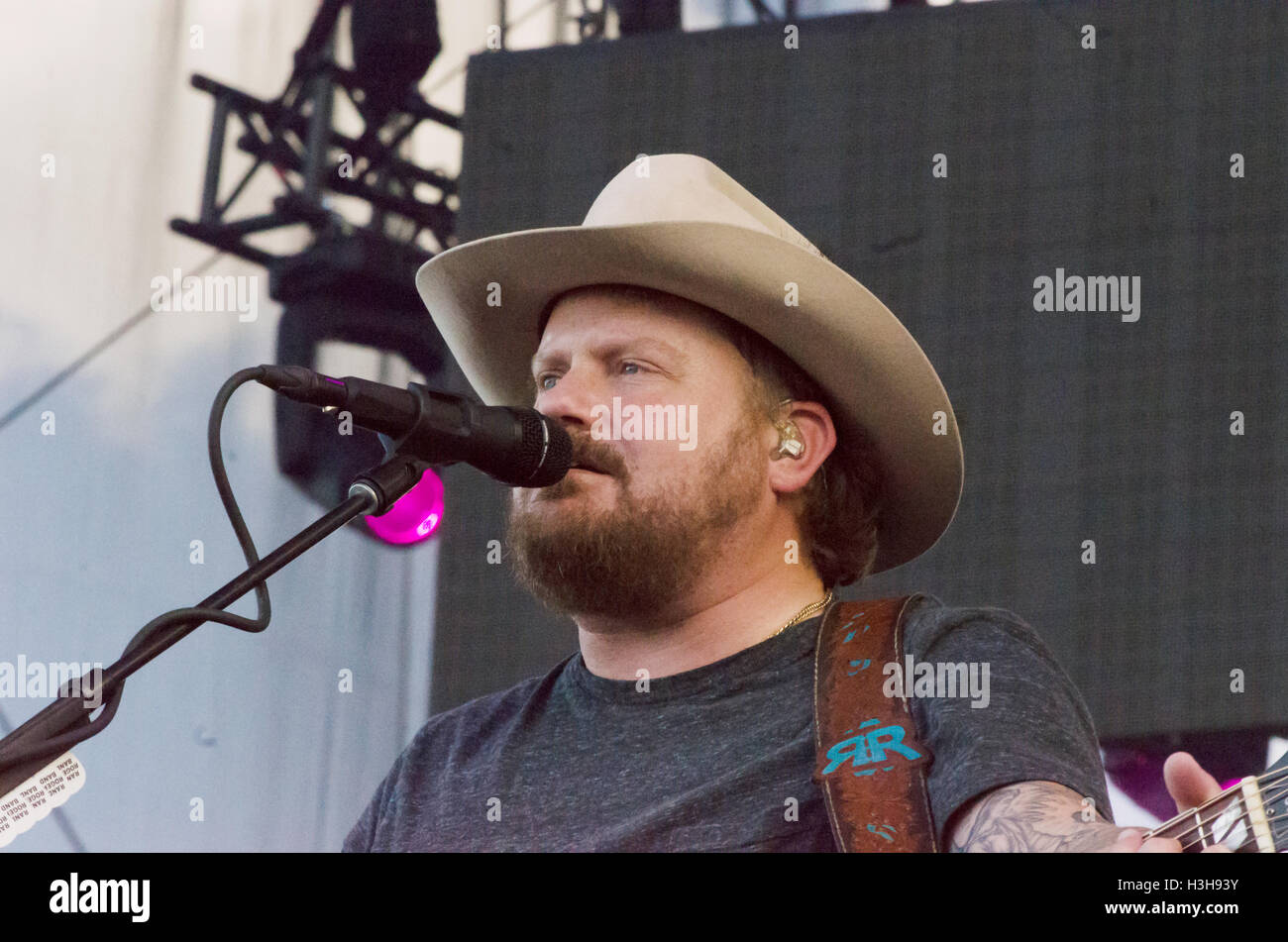 Randy rogers of the randy rogers band hires stock photography and
