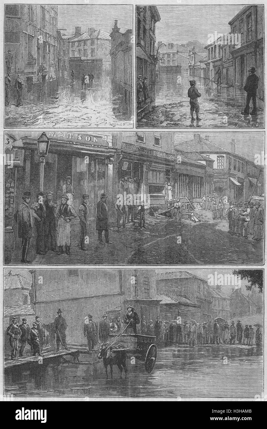 CHESHIRE SaltMiningNorthwich 1879. The Graphic Stock Photo Alamy