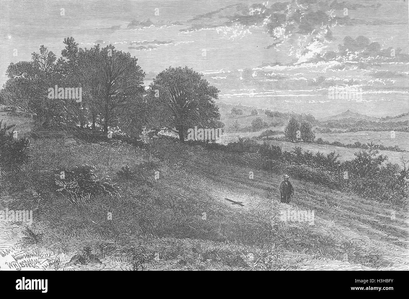 EVERSHED'S ROUGH of Winchester accident 1873. The Graphic Stock