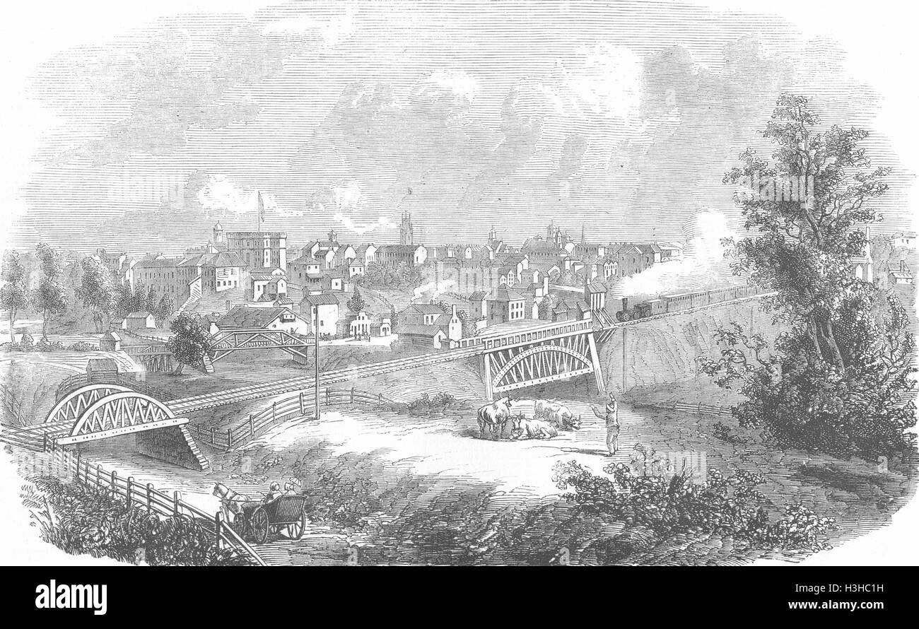 CANADA London, Ontario 1856. Illustrated London