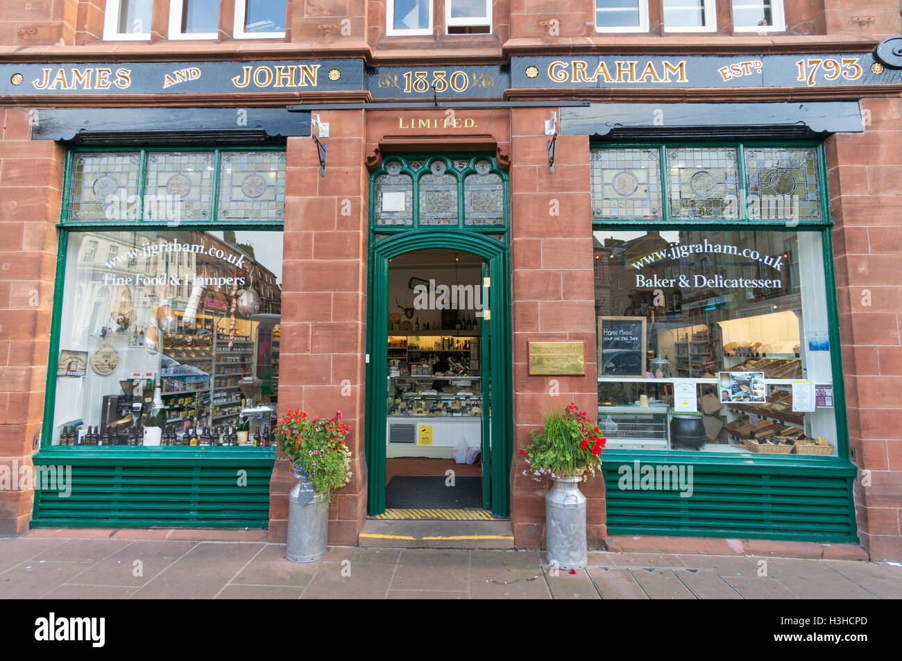 James and john graham grocers shop hires stock photography and images