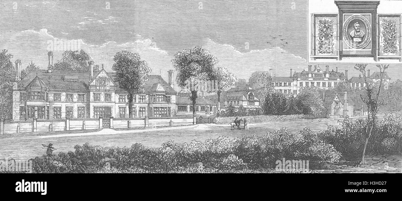 PINNER Commercial Travellers School Moore) 1878. Illustrated