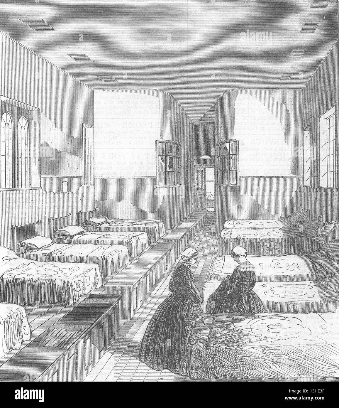 Asylum 19th Century Black And White Stock Photos Images