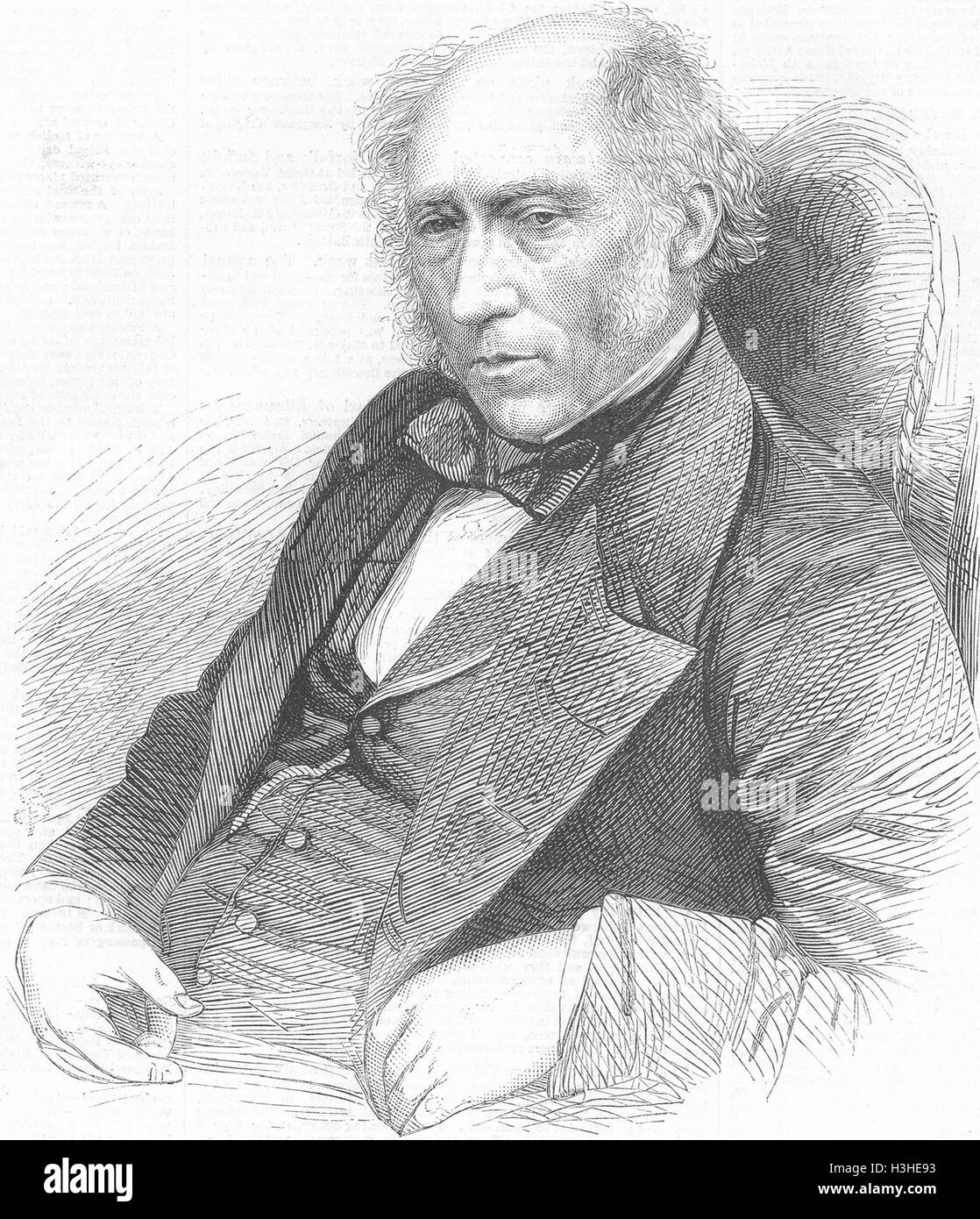 ACADEMICS Prof. Phillips, President, British Assn 1865. Illustrated London News Stock Photo