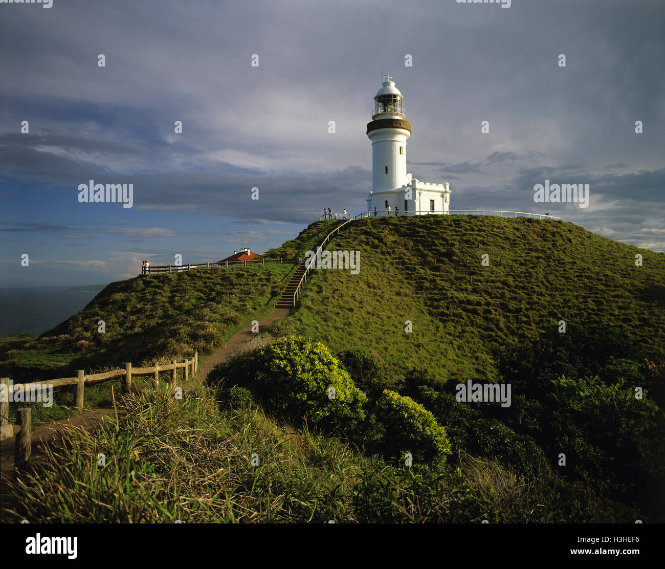 Byron Bay lighthouse. Stock Photo