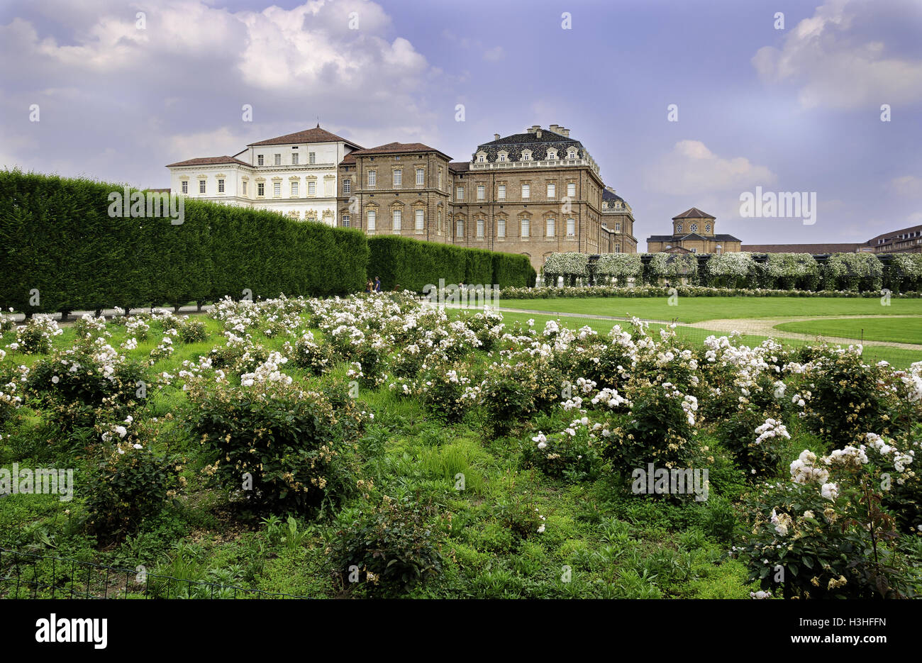 A view of the Reggia di Venaria Reale.