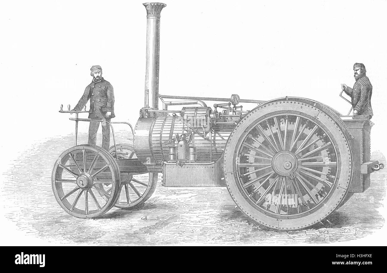 Traction engine Black and White Stock Photos & Images Alamy
