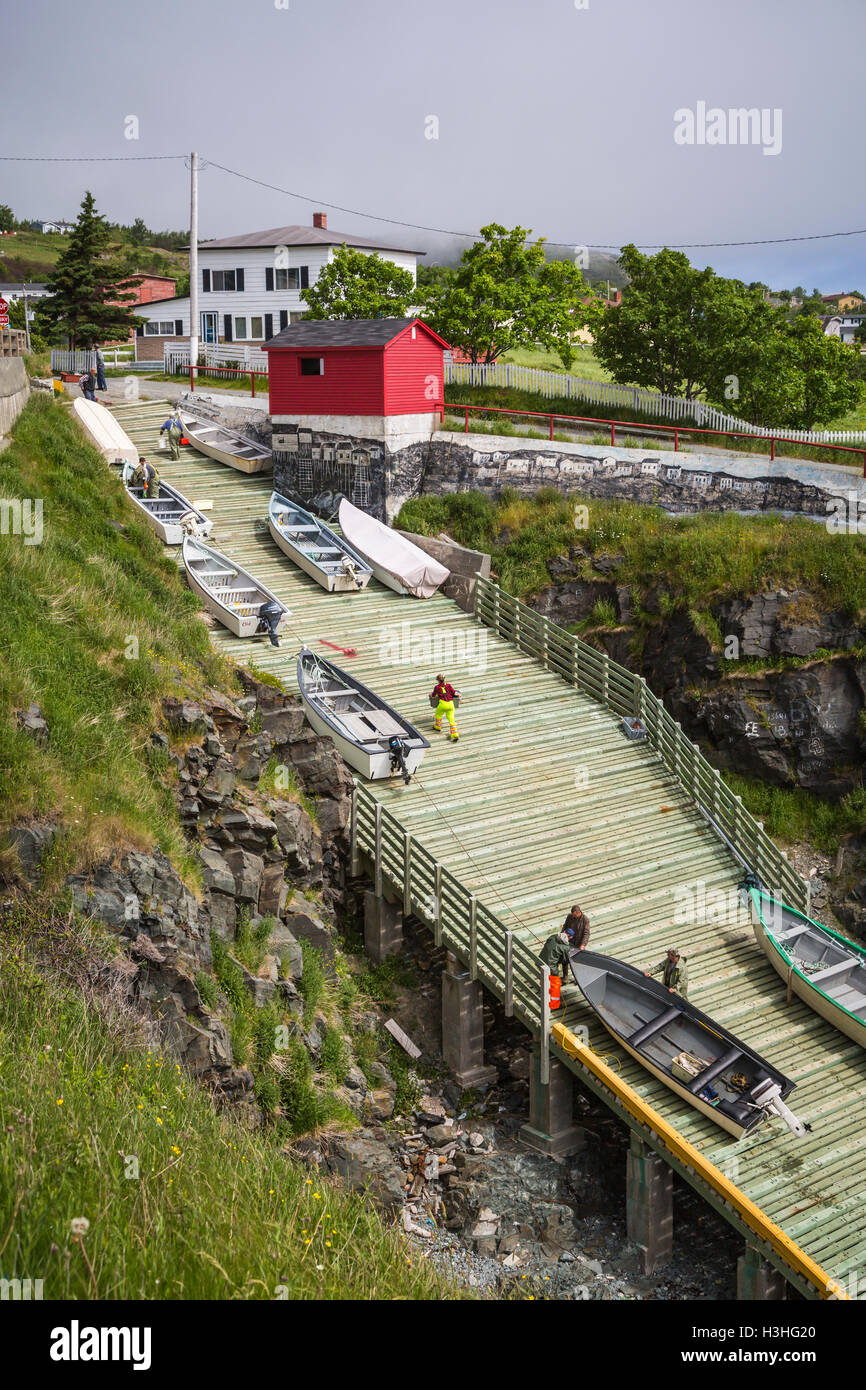 The small fishing village of Pouch Cove, Newfoundland and Labrador