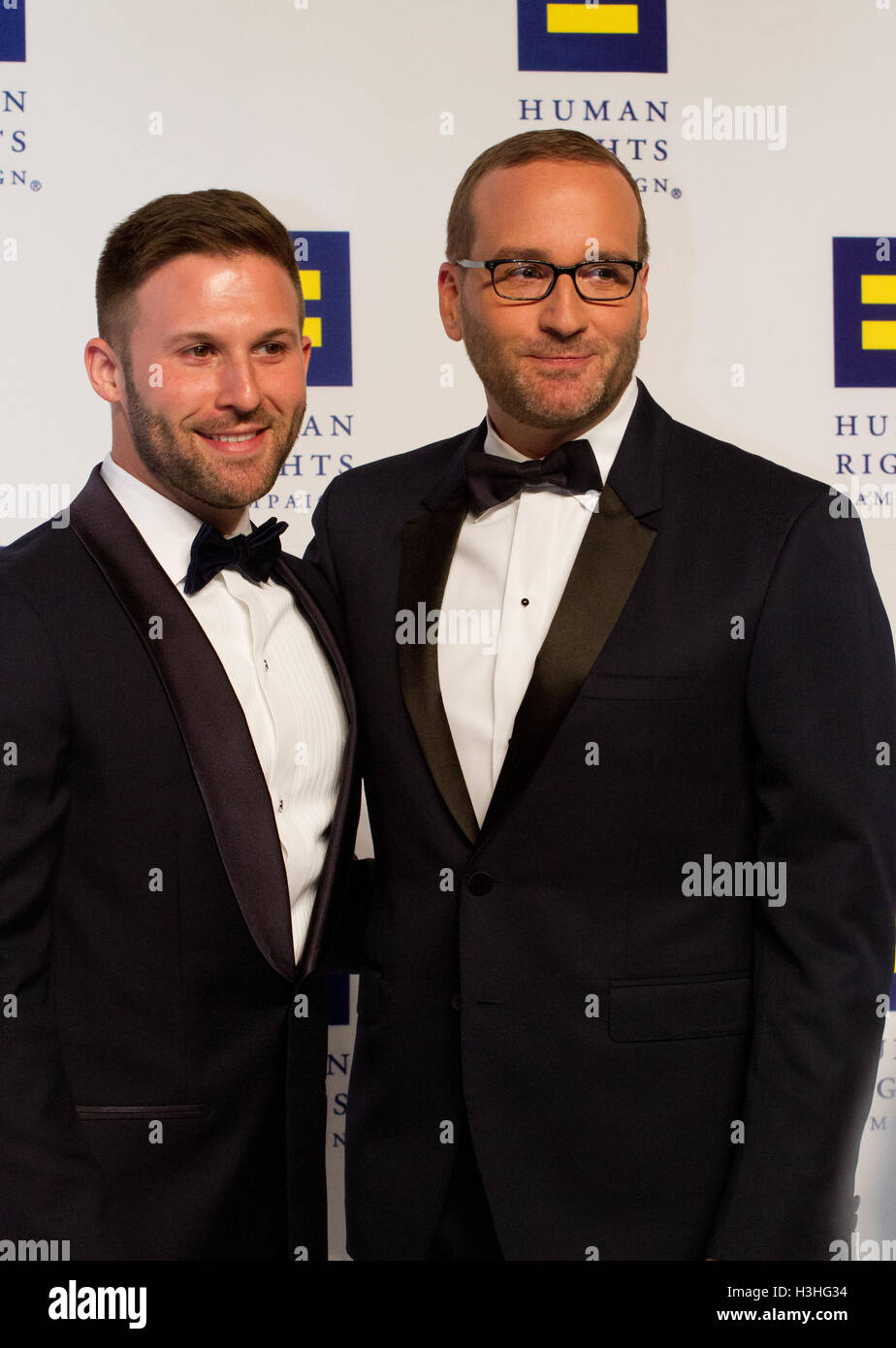 Chad Griffin HRC President & Charles Joughin on the red carpet at the ...