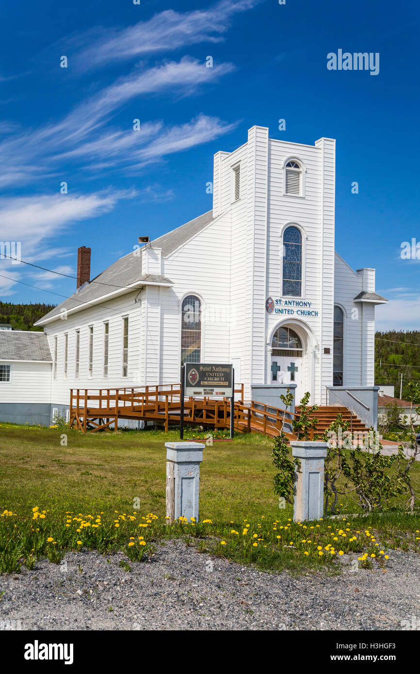 The St. Anthony United Church in St. Anthony, Newfoundland and Labrador