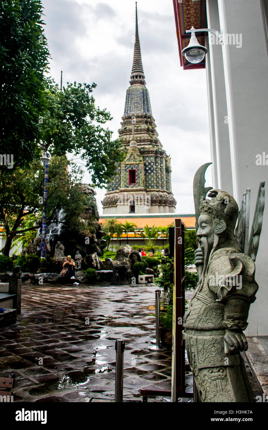 Wat Pho Temple Buddhism Bangkok Thailand architecture 5 Stock Photo - Alamy