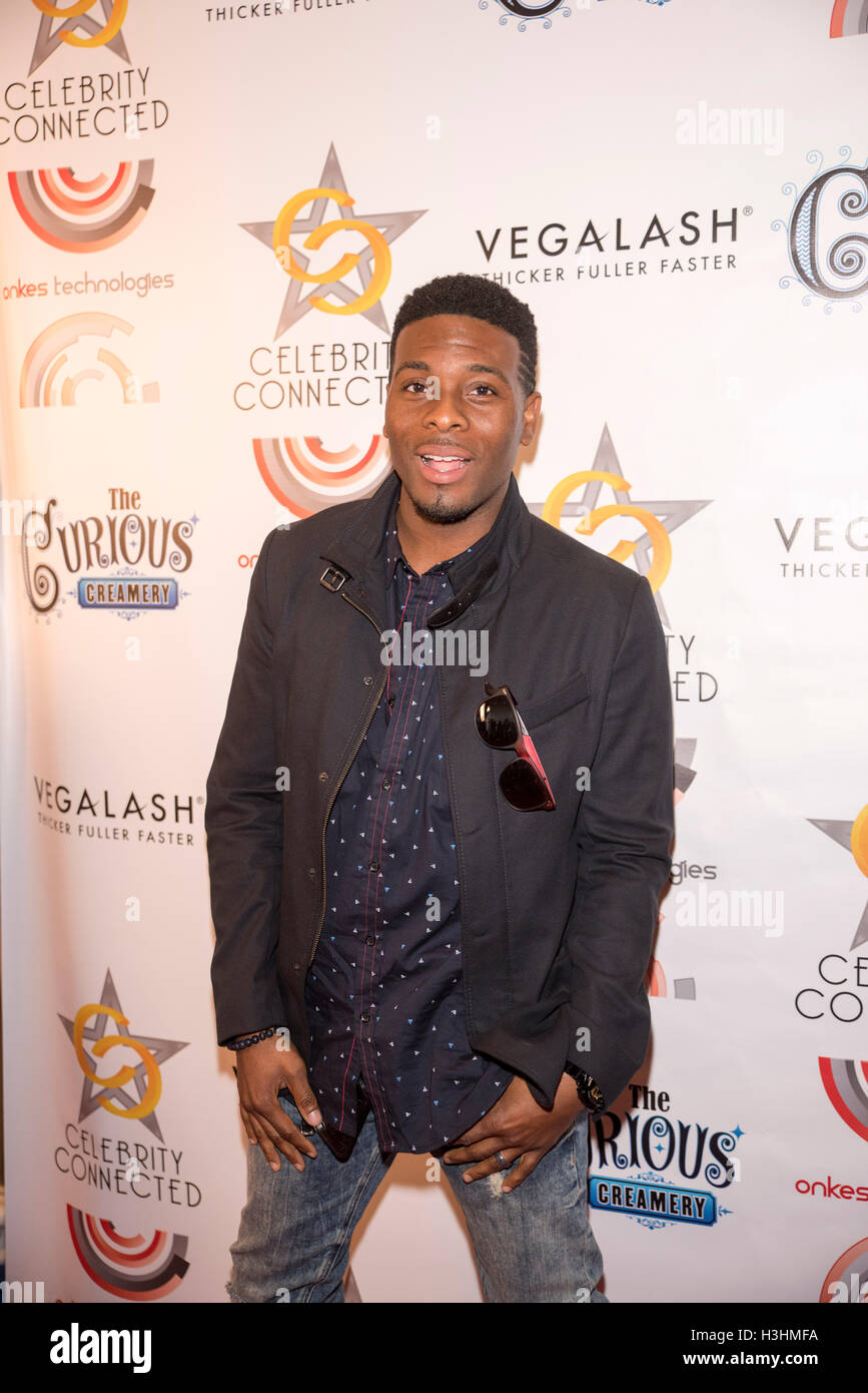 Kel Mitchell arrives at Celebrity Connected 2016 Luxury Gifting Suite red carpet Honoring The Emmys® at the W Hotel Hollywood on September 17, 2016 in Hollywood, California. Stock Photo