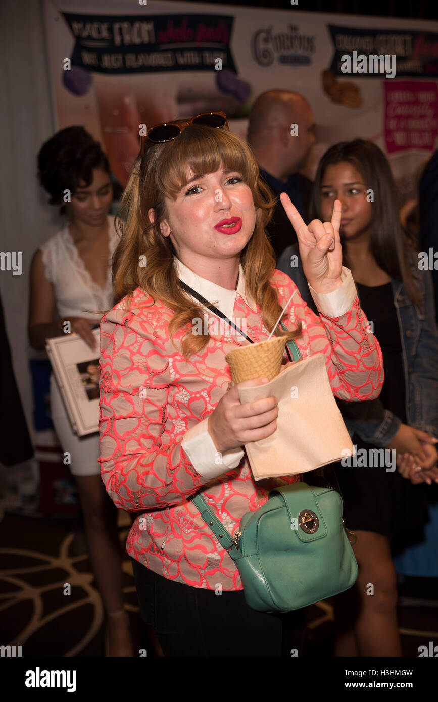 Natalie Palamides arrives at Celebrity Connected 2016 Luxury Gifting