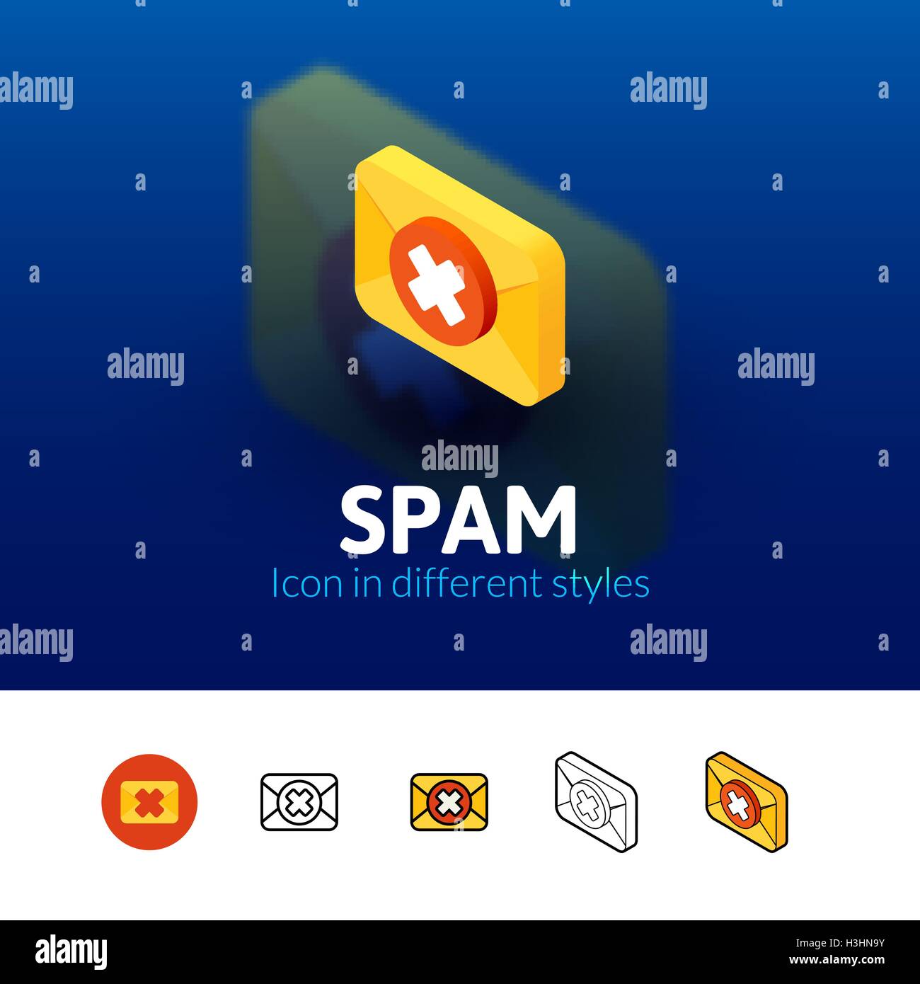Spam e mail Stock Vector Images - Alamy